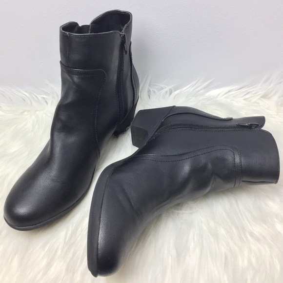 comfort booties black